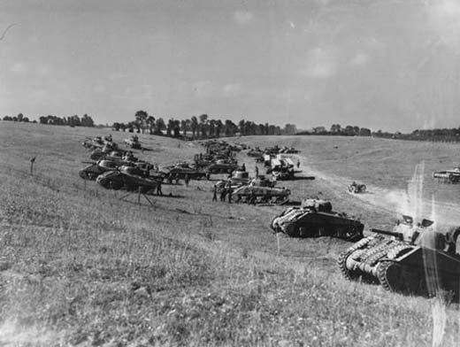 Tank Concentration of the Fort Garry Horse