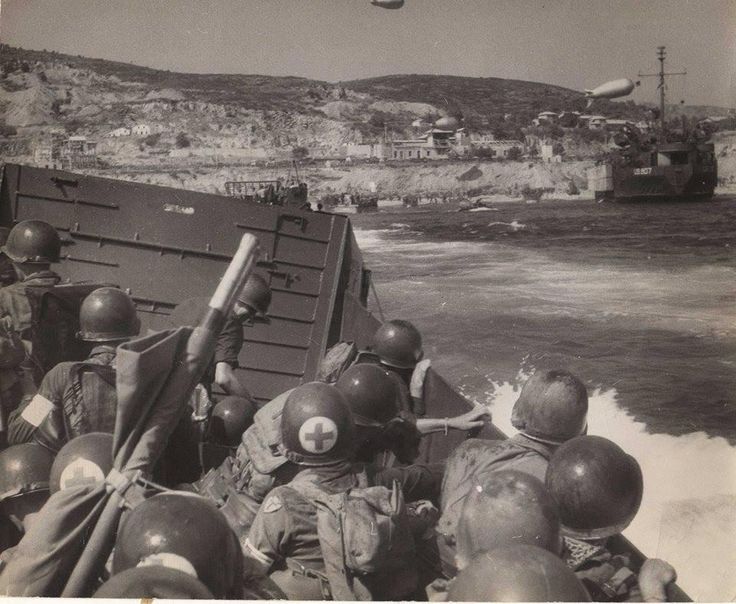 36th Infantry Division Landings