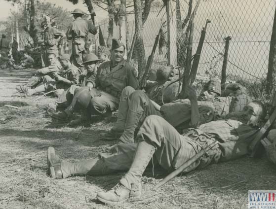 Algerian troops resting