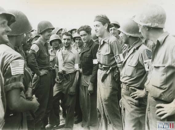 US troops and Free French Partisans