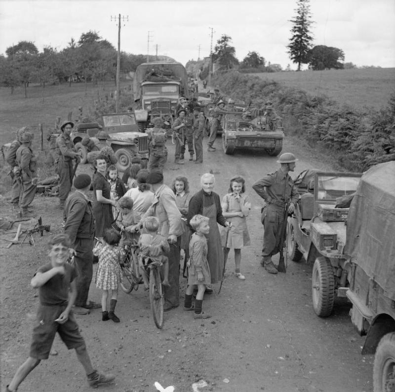 A British Column near Flers