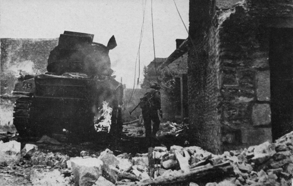 A Canadian Soldier in St Lambert-sur-Dive