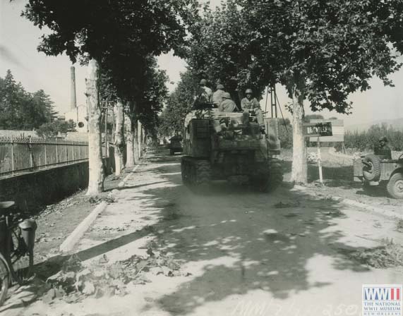 US Tank in Brignoles, France