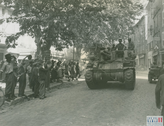 French People Welcome US Troops