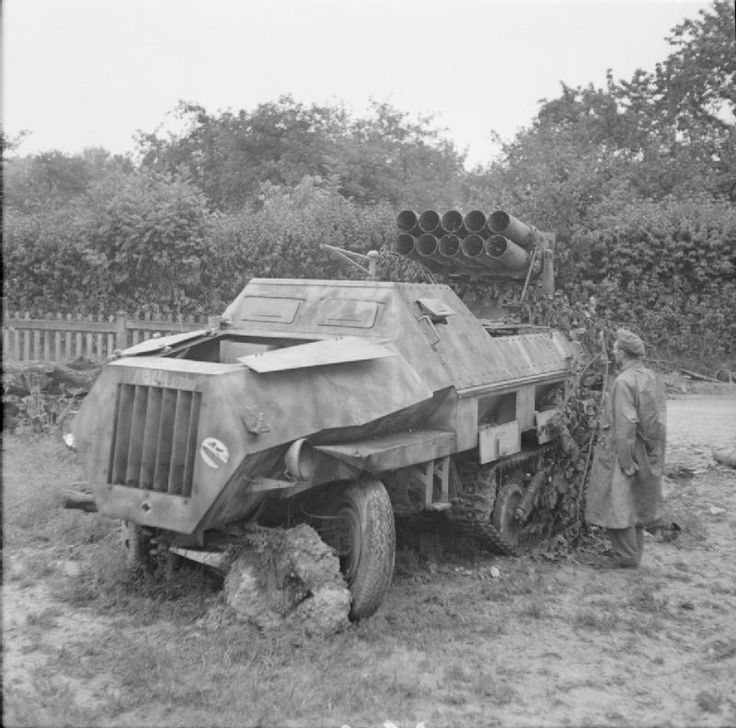 Examining a German Rocket Launcher