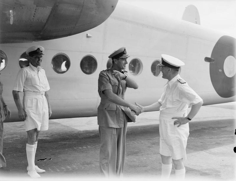 Adm Mountbatten Meets Adm Fraser