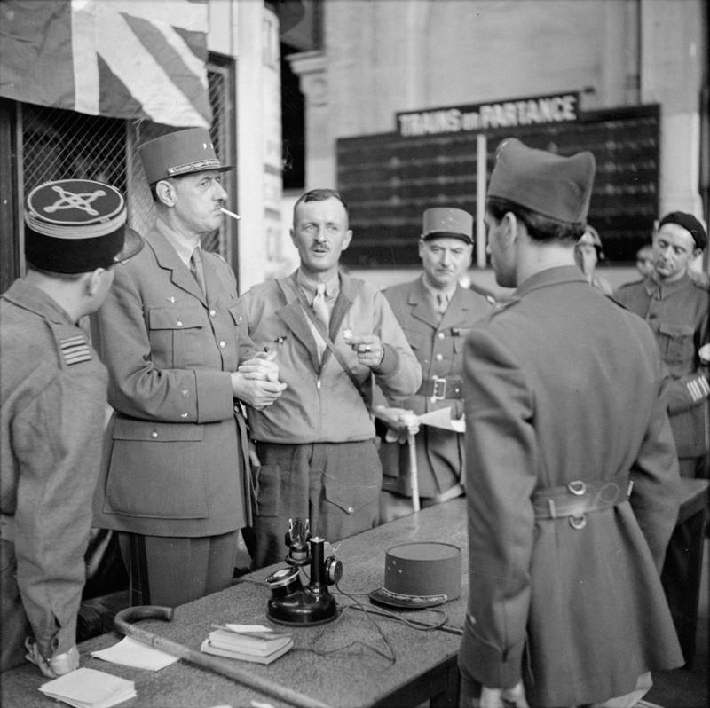 French Officers at Montparnasse