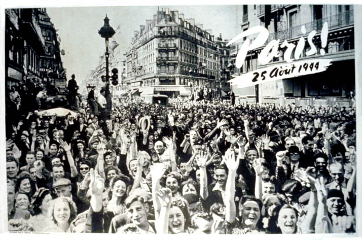 Parisians Celebrate Their Liberation