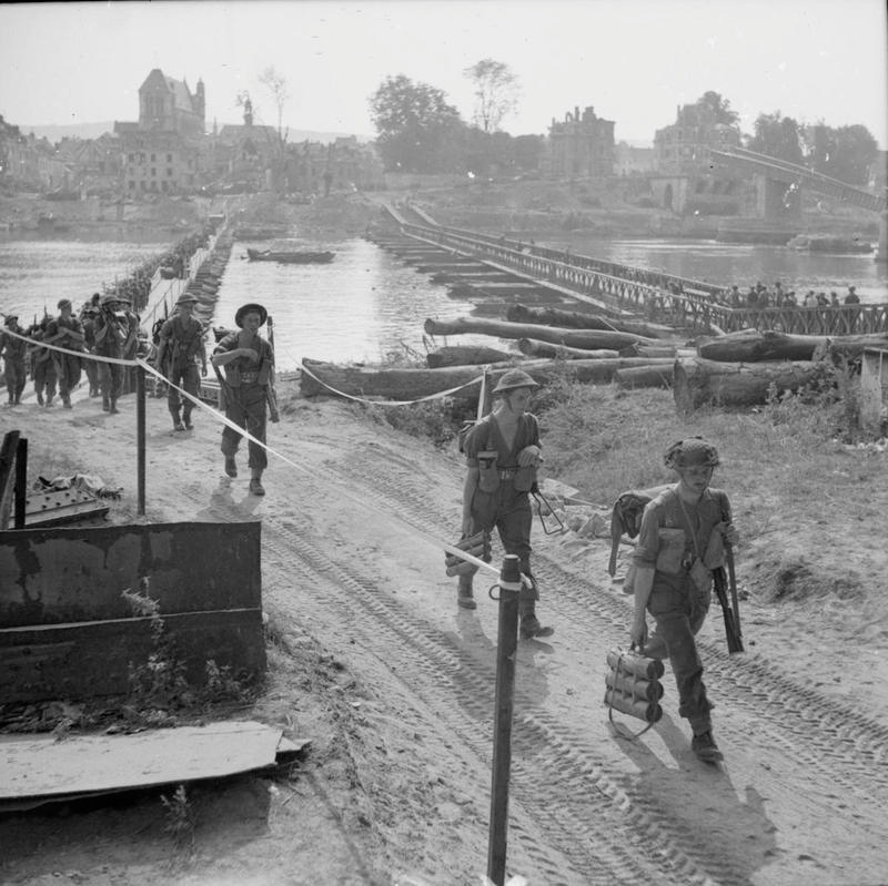 Infantry Crossing the Seine