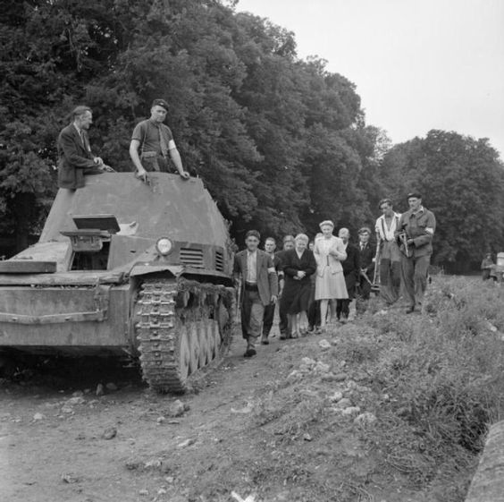 A Captured German Ammunition Carrier