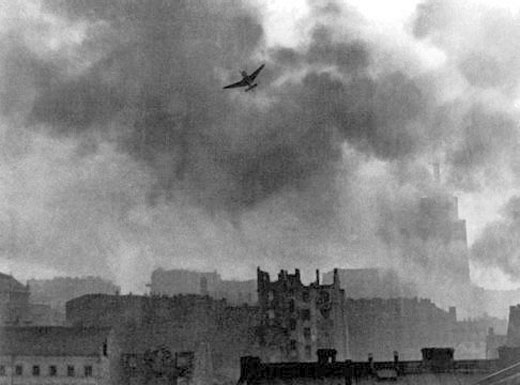 Stuka Dive Bombers over the Old Town