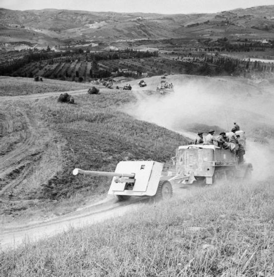 Tanks Advancing Toward Arras