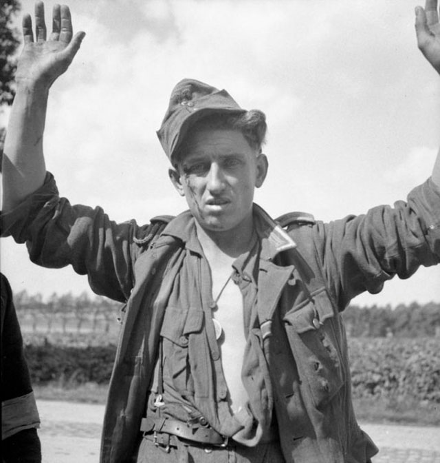 German POW Captured in Belgium