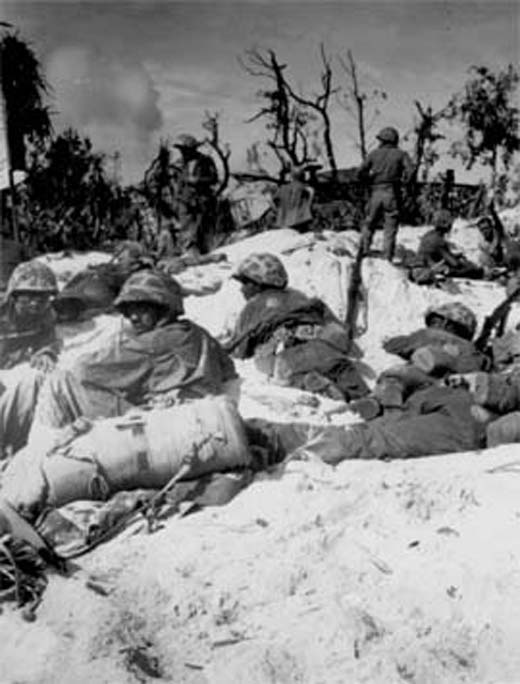 Marines on the Beach at Peleliu