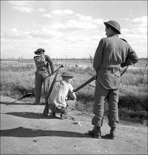 Canadian Engineers Checking for Mines