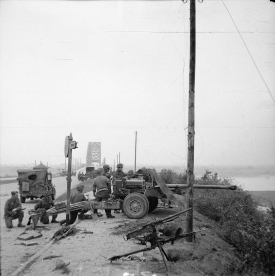 17 Pounder Anti-tank Gun Guarding the Bridge