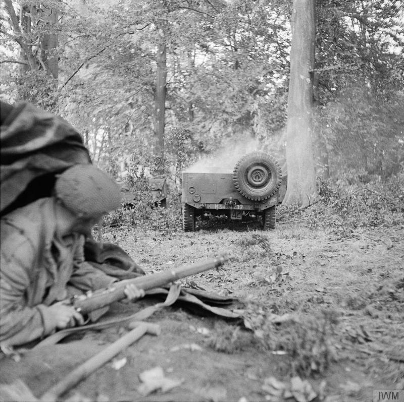 German Mortar Attack on 1st Airborne Division's HQ