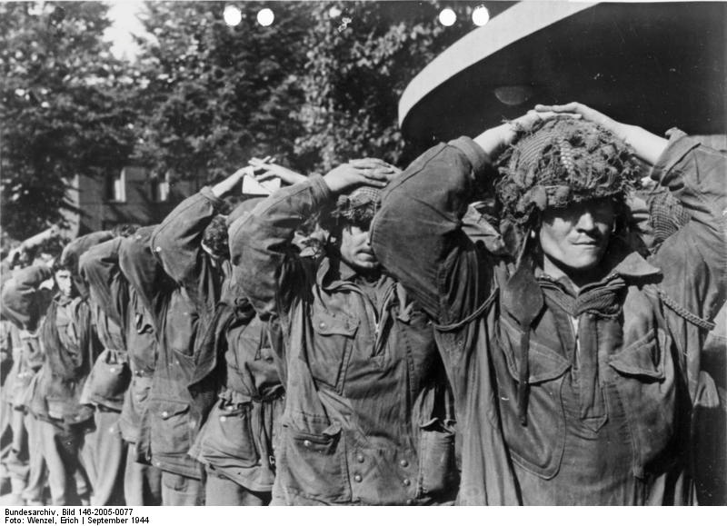 Airborne Troops Taken Prisoner at Arnhem