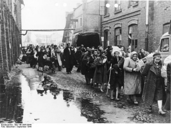 Civilian Population Evicted from Warsaw