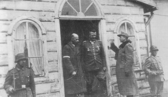 Br-Komorowski Leaving <i>SS</i> Headquarters