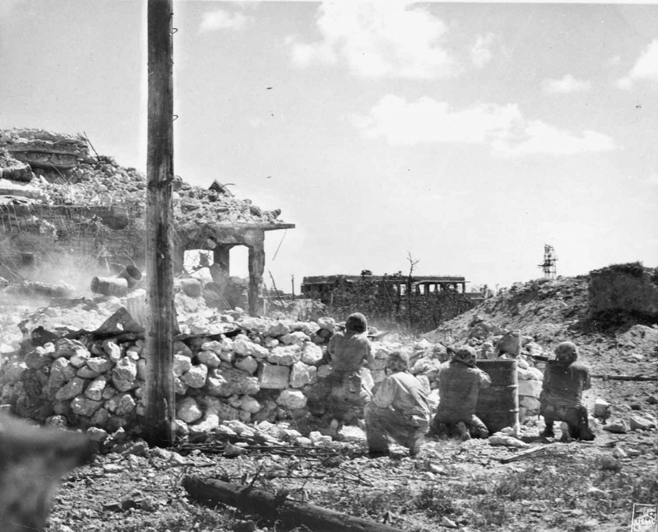 Marines on Peleliu