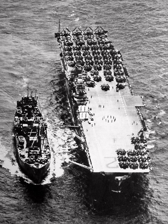 Replenishing the <i>USS Hornet</i>
