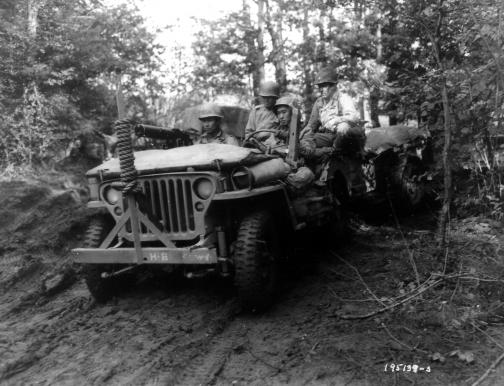 Japanese-American Troops on patrol