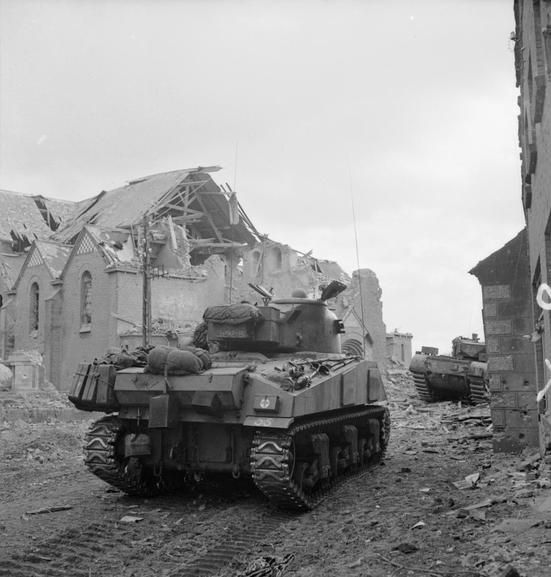 Tanks Moving Through Overloon