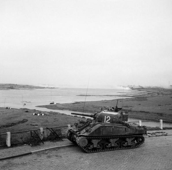Sherman Tank at Nijmegen