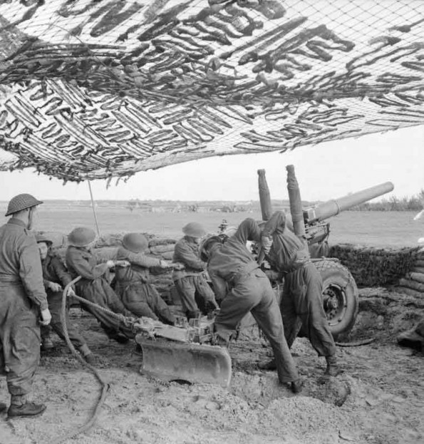 Artillery Supporting the Advance on Venray