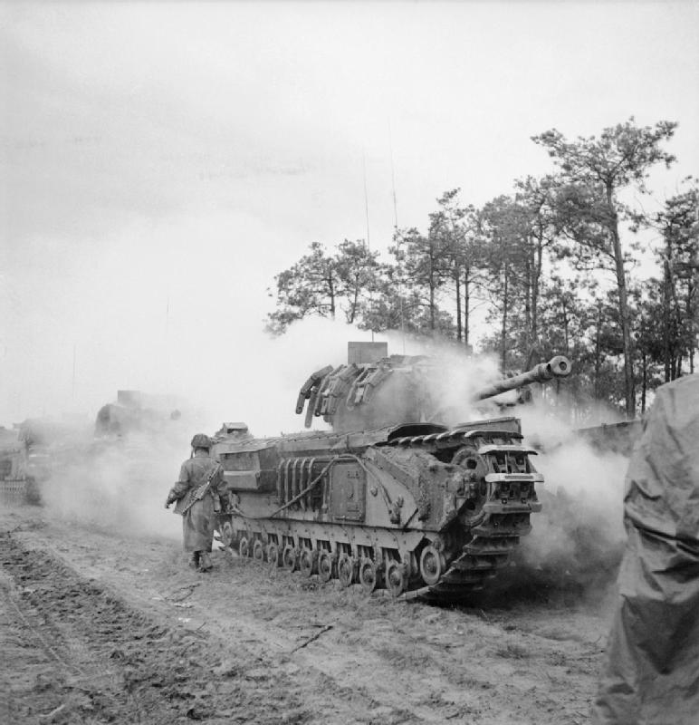 Tanks Laying a Smokescreen