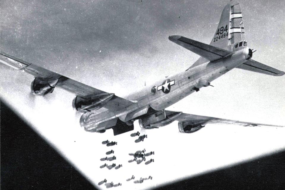 B-29s Bombing Formosa