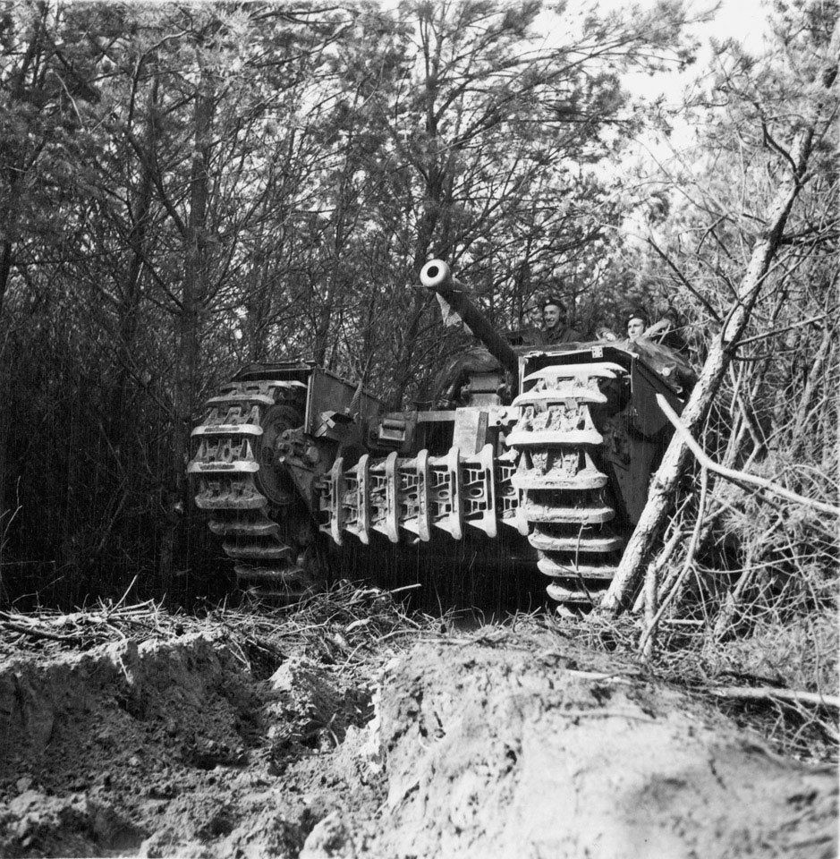 A Churchill Tank of 4th Battalion