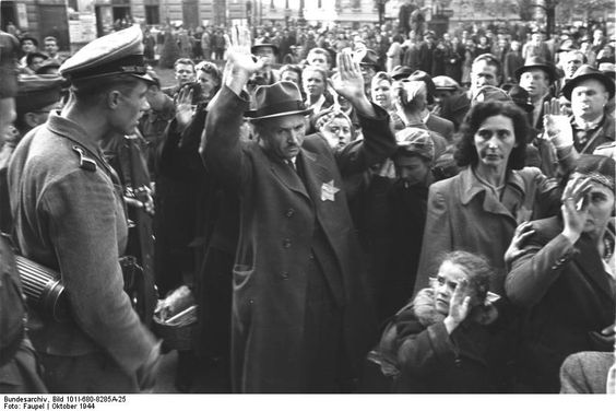 Captured Jewish Women in Budapest