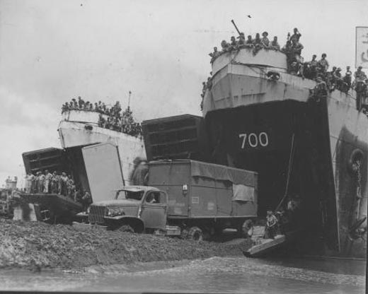 Unloading on White Beach