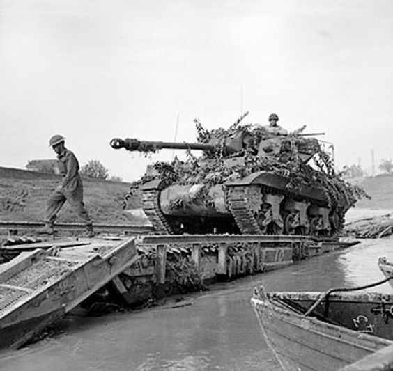 Tank Destroyer Crossing the River Savio