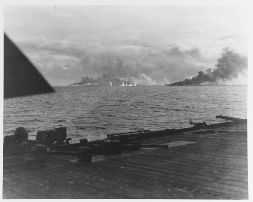 Ships of Carrier Civision 25 Under Attack