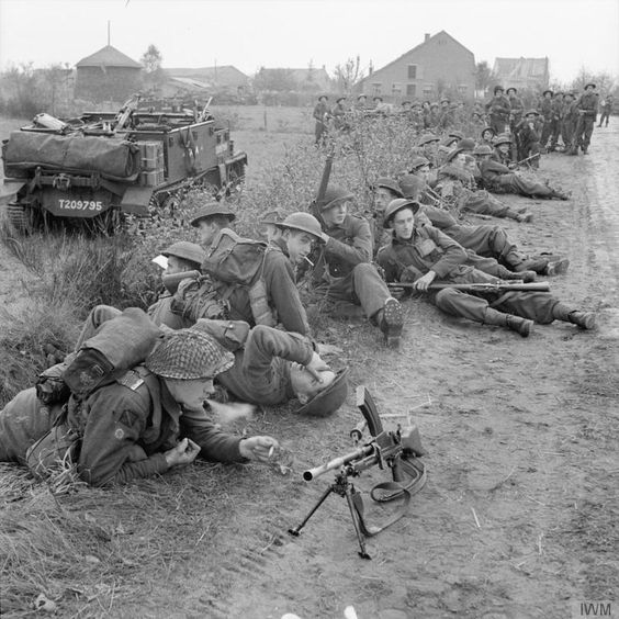 Scottish Soldiers Near Tilburg