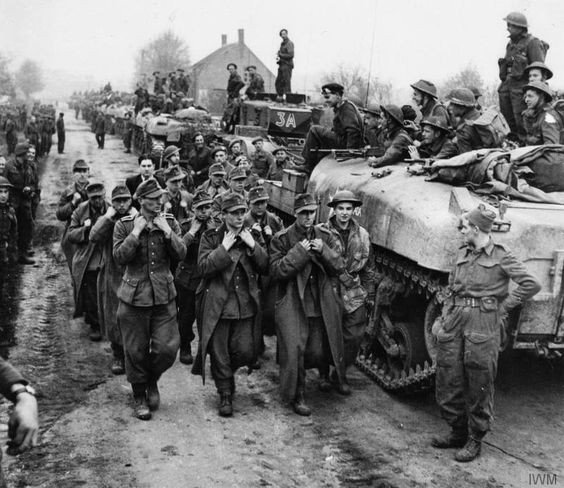 German Prisoners Near Tilburg