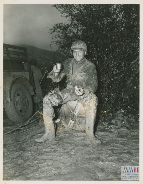 Soldier With Doughnut