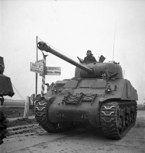 Sherman Firefly Tank near the Beveland Canal