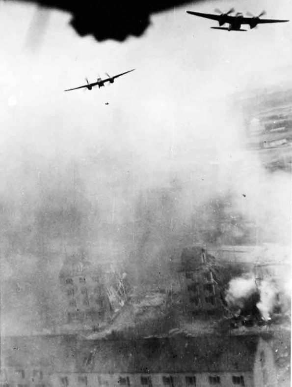 Mosquito Bombers Attacking <i>Gestapo</i> HQ