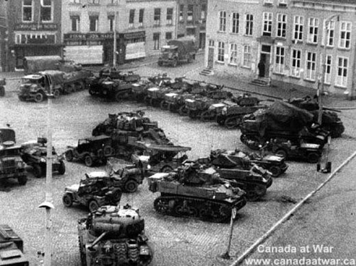 Canadian Tanks in Bergen-op-Zoom, Netherlands