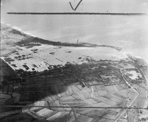 Aerial View of Damage on Walcheren