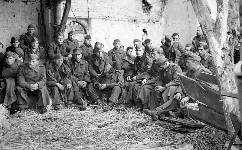 German POWs Captured on Walcheren Island