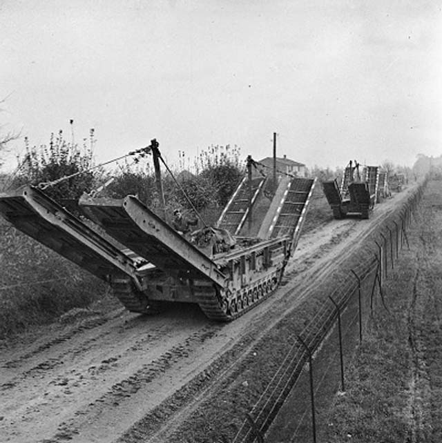 Churchill ARK Bridgelaying Tanks