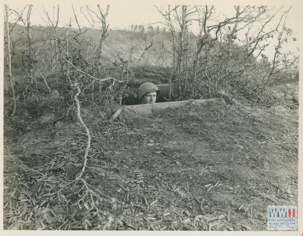 machine gun position