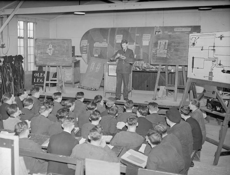 Fleet Air Arm Fitters in Training