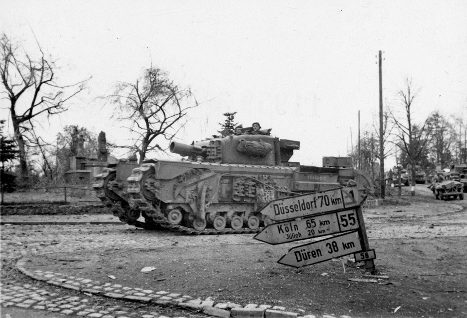 A Churchill AVRE Tank