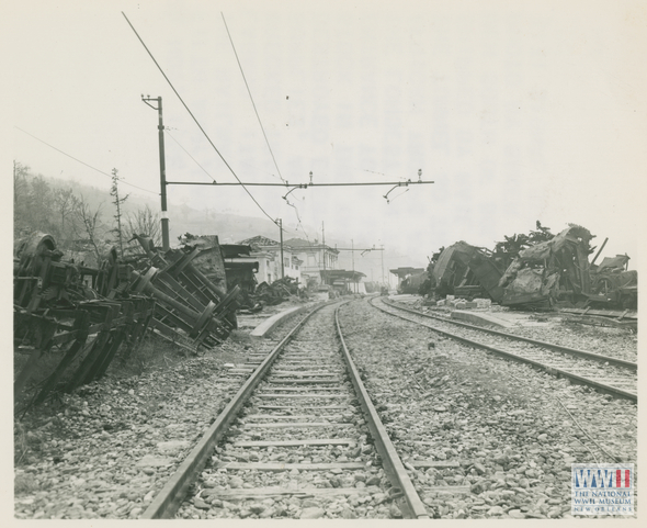 Bomb Damage at Lagaro